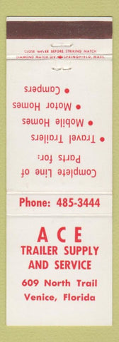 Matchbook Cover - Ace Trailer Supply Venice FL