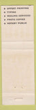 Matchbook Cover - Gold Coast Press Fort Pierce FL