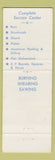 Matchbook Cover - PDM Steel Casper WY