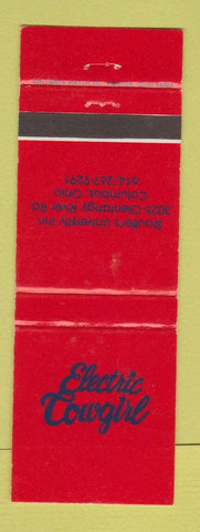 Matchbook Cover - Electric Cowgirl Columbus OH