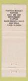 Matchbook Cover - Taylor Rental Center Fort Myers FL