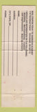 Matchbook Cover - Barbizon Model School Akron OH tan