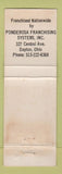 Matchbook Cover - Ponderosa Steak House Dayton OH WEAR