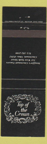 Matchbook Cover - Top of the Crown Cincinnati OH Stouffer's