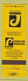 Matchbook Cover - Coshocton Producers Livestock Coshocton OH