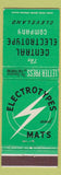 Matchbook Cover - Central Electrotype Cleveland OH Letter Press