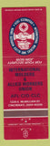 Matchbook Cover - International Molders Union Cincinnati OH