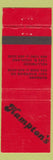 Matchbook Cover - Hampton's Hollywood Burbank CA
