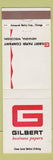 Matchbook Cover - Gilbert Business Paper Menasha WI