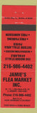 Matchbook Cover - Jamie's Flea Market South Amherst OH