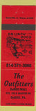 Matchbook Cover - Outfitters DuBois Mall PA