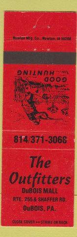 Matchbook Cover - Outfitters DuBois Mall PA