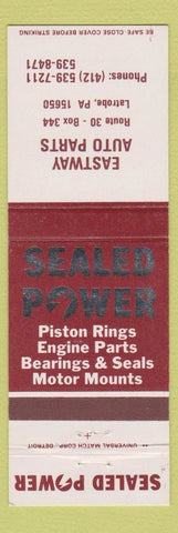 Matchbook Cover - Sealed Power Piston Rings Latrobe PA