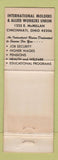 Matchbook Cover - International Molders Union Philadelphia WEAR
