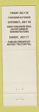 Matchbook Cover - Threshing Days Miles IA Tractor pull 1980