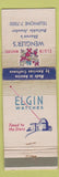 Matchbook Cover - Elgin Watches Wengler's Sharon PA? POOR