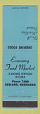 Matchbook Cover - Economy Food Market Seward NE