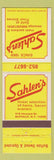 Matchbook Cover - Sahlen's Hams Bacon Meat Buffalo NY