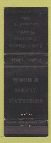 Matchbook Cover - Lake Shore Pattern Works Cleveland OH WEAR