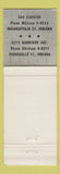 Matchbook Cover - Ulrich Chemical Indianapolis Evansville IN