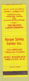 Matchbook Cover - Harper Safety Center Detroit MI tires