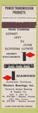 Matchbook Cover - Diamond Chain Company Phoenix AZ Indianapolis IN