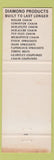Matchbook Cover - Diamond Chain Company Phoenix AZ Indianapolis IN