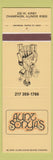 Matchbook Cover - Aunt Sonya's Champaign IL girlie