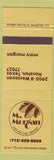Matchbook Cover - Mary Morgan Hair Salon Houston TX