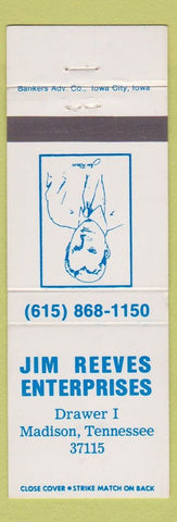 Matchbook Cover - Jim Reeves Enterprises Madison TN Country Music