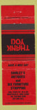 Matchbook Cover - Shirley's Antiques Bristolville OH WEAR