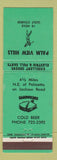 Matchbook Cover - Palm View Hills Golf Course