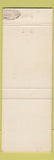 Matchbook Cover - Biehl Malone Funeral Home Metamora Swanton Lyons OH