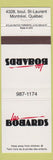 Matchbook Cover - Les Bobards Montreal QC