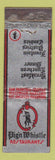 Matchbook Cover - Pig n Whistle San Francisco Hollywood Seattle Oakland WORN