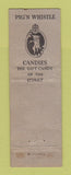 Matchbook Cover - Pig n Whistle San Francisco Hollywood Seattle Oakland WORN