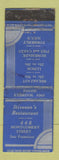 Matchbook Cover - Stiveson's Restaurant San Francisco CA WORN