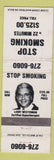 Matchbook Cover - Stop Smoking Larry Westerman Hypnotherapist  WORN