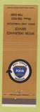 Matchbook Cover - Pekin Insurance Spicer Insurance