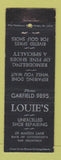 Matchbook Cover - Louie's Shoe Repair San Francisco CA