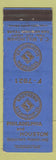 Matchbook Cover - Southern Steamship Philadelphia Houston TX WORN