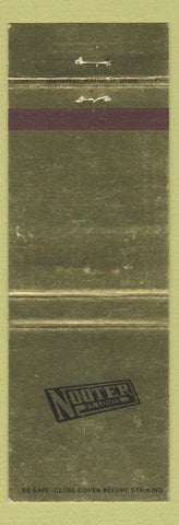 Matchbook Cover - Nooter St Louis MO Steel Alloy Plate WEAR