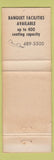 Matchbook Cover - Shenandoah Inn Old Washington OH WEAR