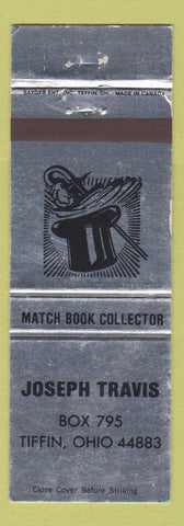 Matchbook Cover - Joseph Travis Match Collector Tiffin OH WEAR