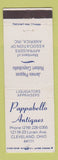 Matchbook Cover - Pappabello Antiques Cleveland OH
