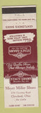 Matchbook Cover - Stacy Adams Shoes Cleveland OH Meyer Miller WEAR