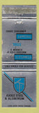 Matchbook Cover - Kasle Steel Aluminum Detroit Cleveland Chicago WORN
