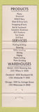 Matchbook Cover - Kasle Steel Aluminum Detroit Cleveland Chicago WORN