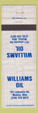 Matchbook Cover - Williams Oil Medina OH