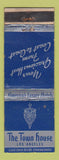 Matchbook Cover - Town House Los Angeles CA WORN